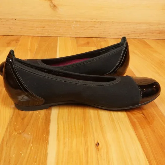 Munro Black Henlee Slip On Dress Flats Size 6.5N - Picture 7 of 10